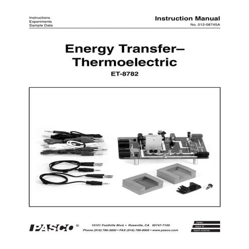 Energi trasfer termo elektrik
