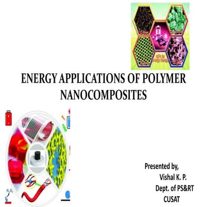 Energy applications of polymer nanocomposites