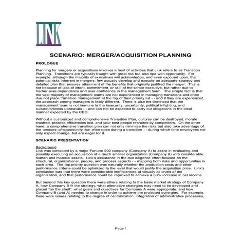 Energy Consulting SDVOSB Merger Acquisition Planning