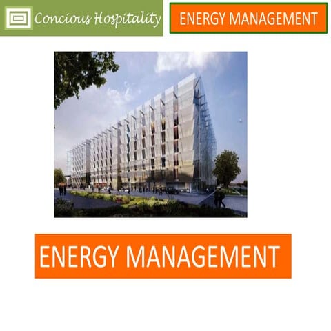 Energy Management and Efficiency in Hospitality