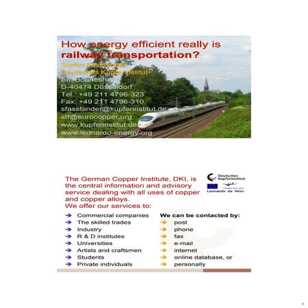 Energy efficient-railway-transportation
