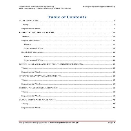 Energy engineering-lab-manual zaman-1 a | PDF