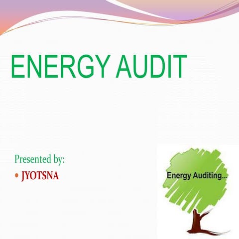 Energy audit