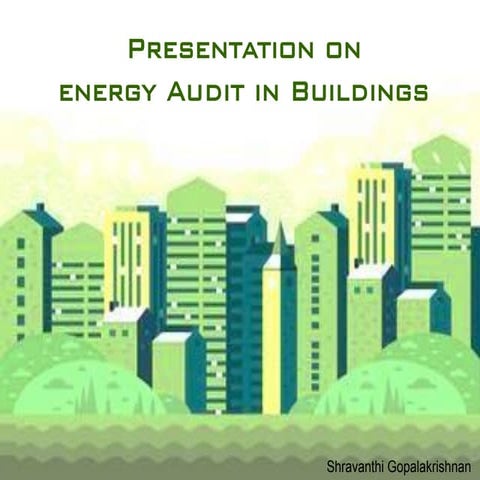 Energy Audit in buildings 