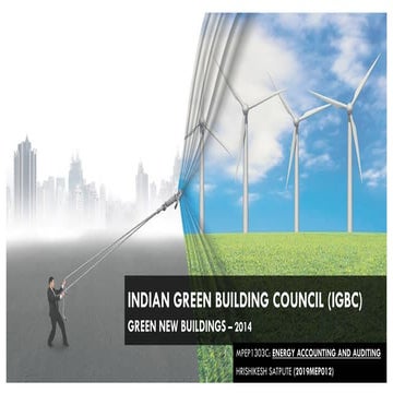 Indian Green Building Council (IGBC) Green New Buildings – 2014