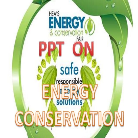 Energy conservation