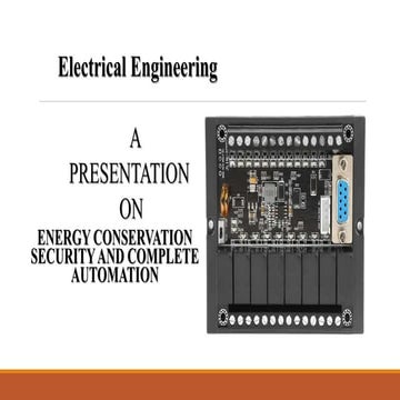 Energy conservation security and complete automation