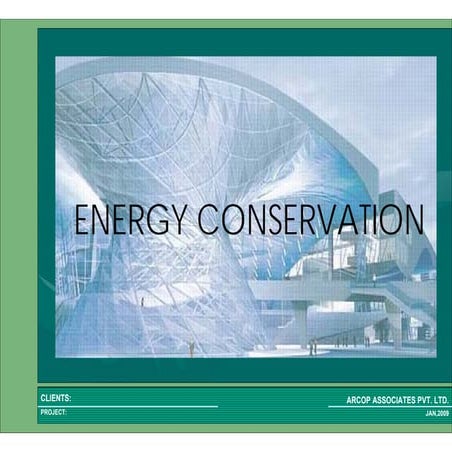 Energy Conservation Provisions in Building
