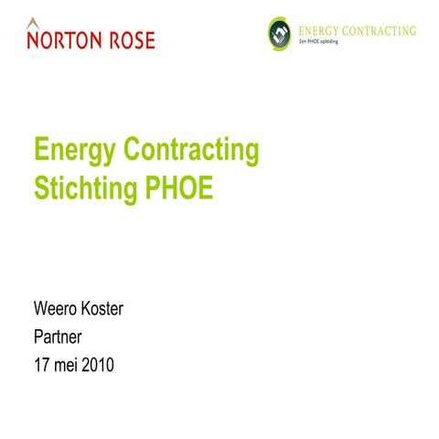Energy Contracting Stichting Phoe 17062010 Ppt (Final)