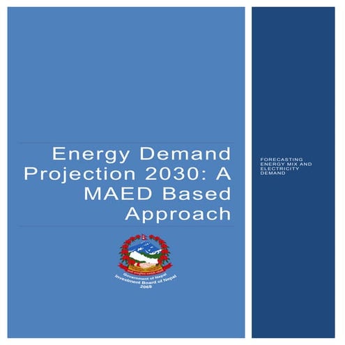 Energy demand projection 2030  a study done by nepal investment board