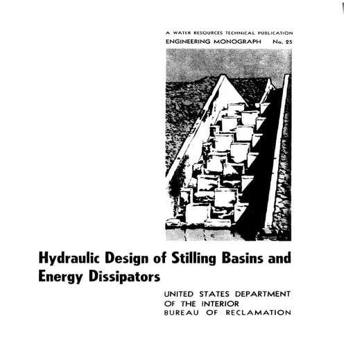 Hydraulic Design of Energy Dissipators for Culverts and Channels, 3rd ...