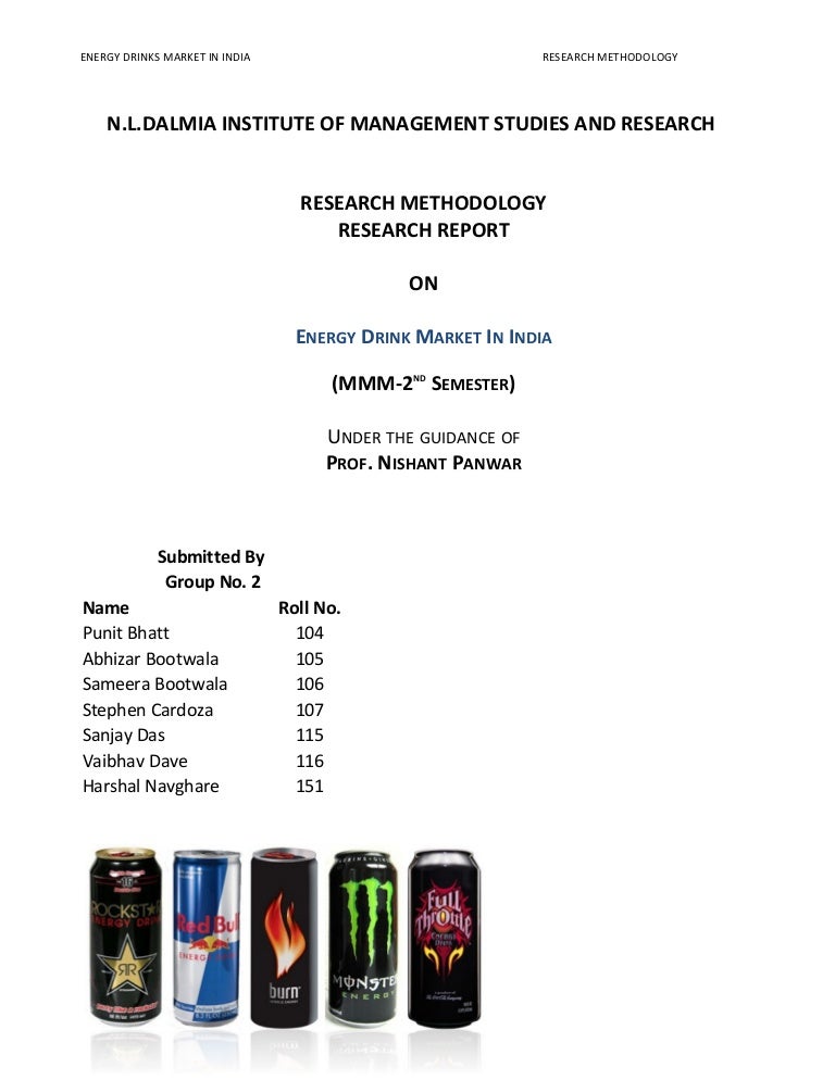 Energy Drink Pie Chart