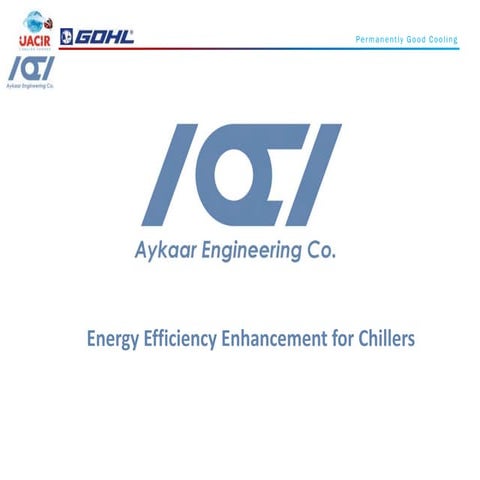Energy efficiency Enhancement for Chillers | PDF