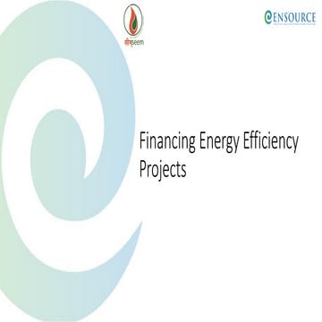 Energy efficiency project financing in india