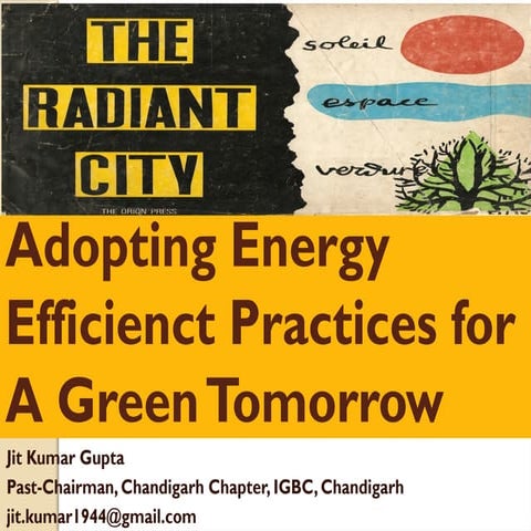 Energy Efficiency And Green Building Pptx