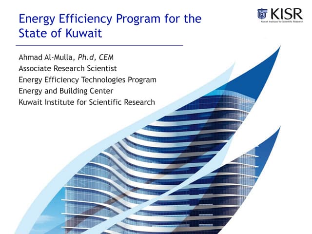 Energy efficiency program for the s...