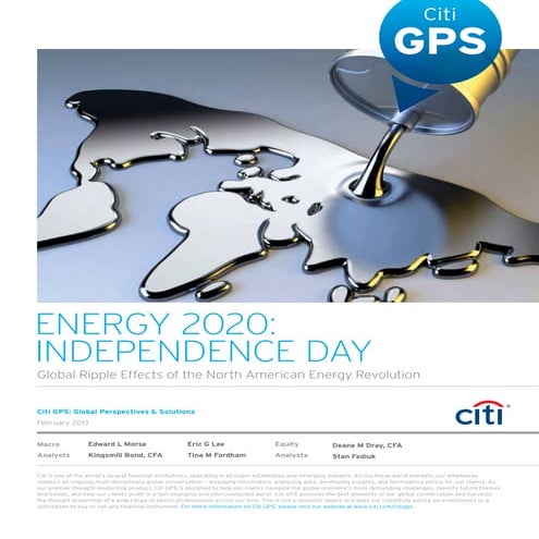 Energy 2020: Independence Day