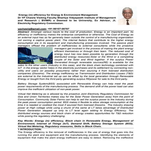 Energy conservation in industry | PPT