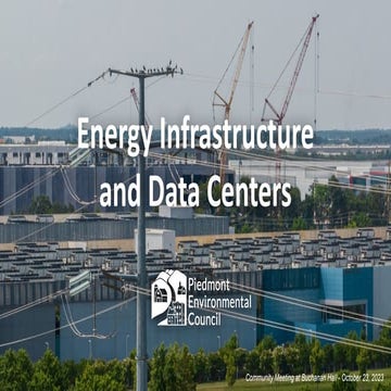 Energy Infrastructure and Data Centers - Upperville 10/23