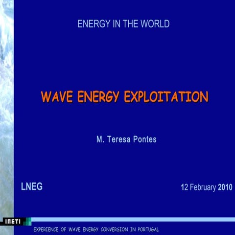 Energy In World  Wave Energy    12 February 2010