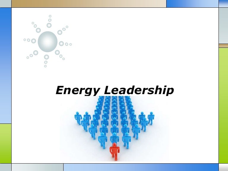 Energy leadership