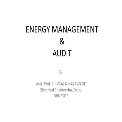 Energy management