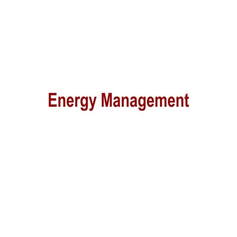 Energy management 