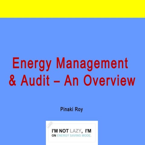 Energy management & audit
