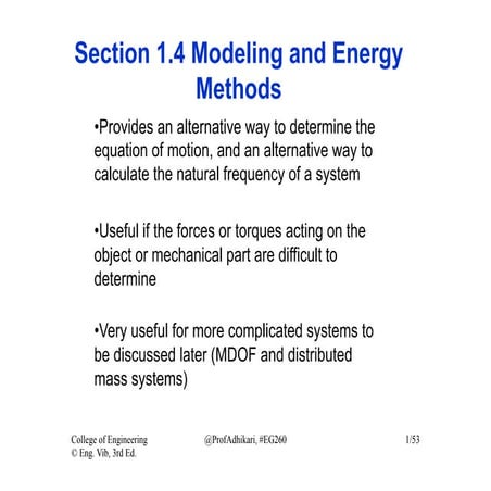 Energy methods for damped systems