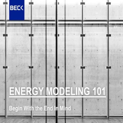 Energy modeling 101 (public)