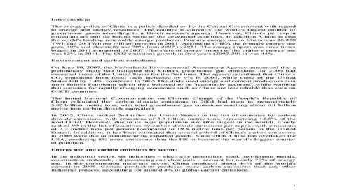 Energy policy in china by Sayef Amin +8801924122222