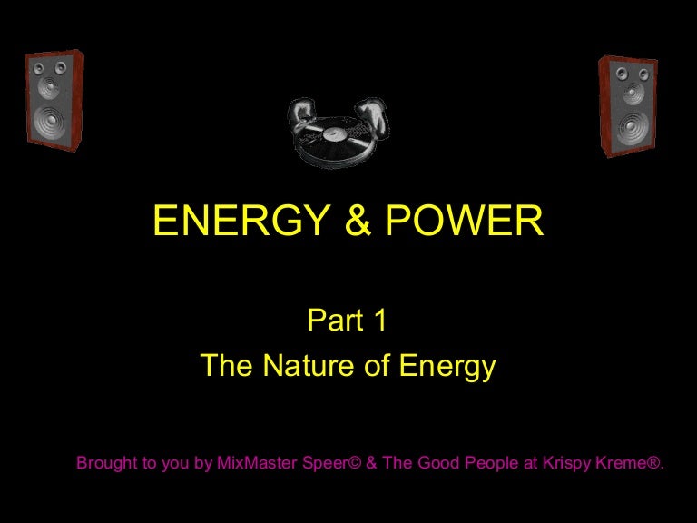 Energy & power