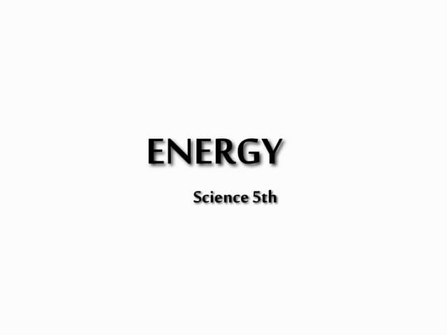Energy 