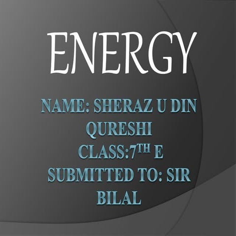 Energy 