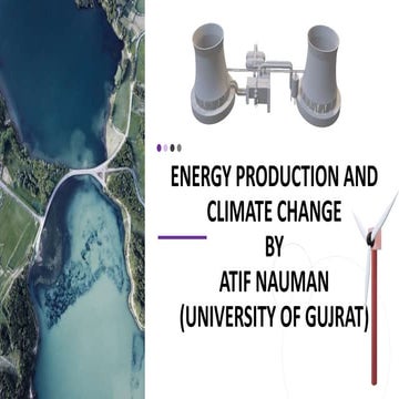 Energy production and climate change