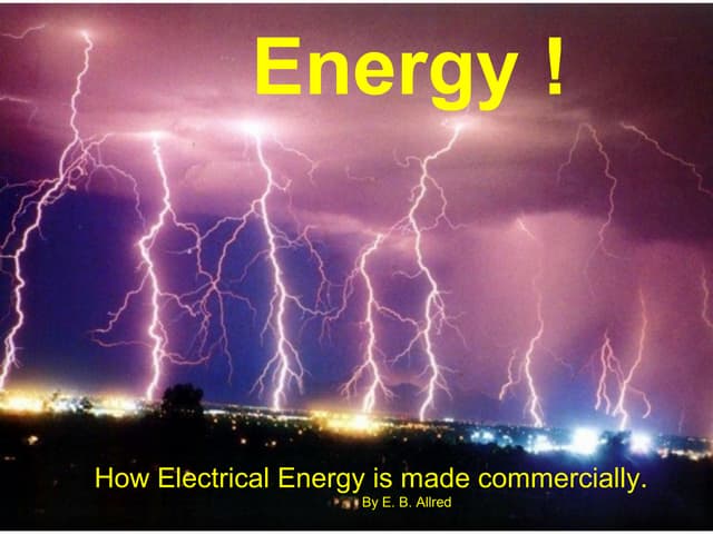 Commercial Electricity Production