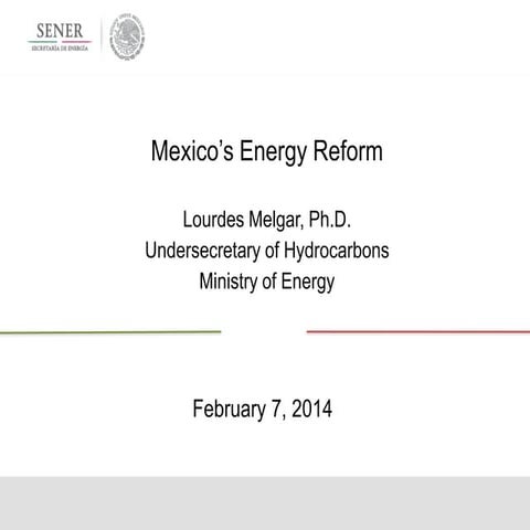 Mexico’s Energy Reform