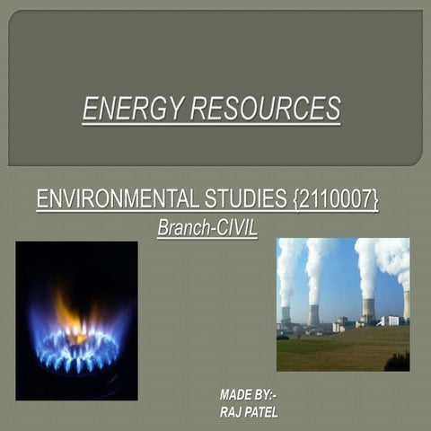 Energy Resources
