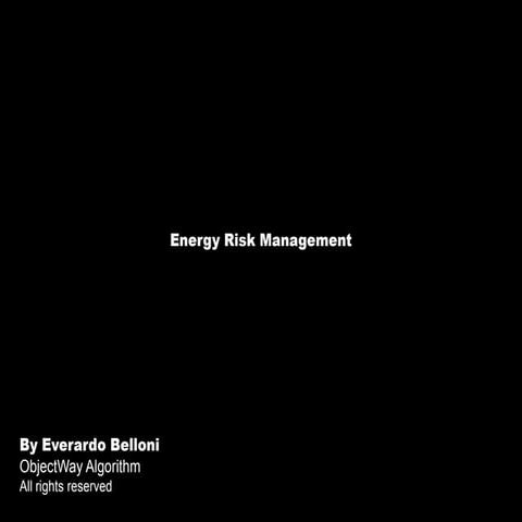 Energy Risk Management