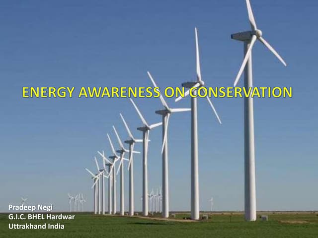 Energy saving