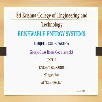 renewable energy technology Energy Scenario.pptx