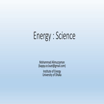 Energy science
