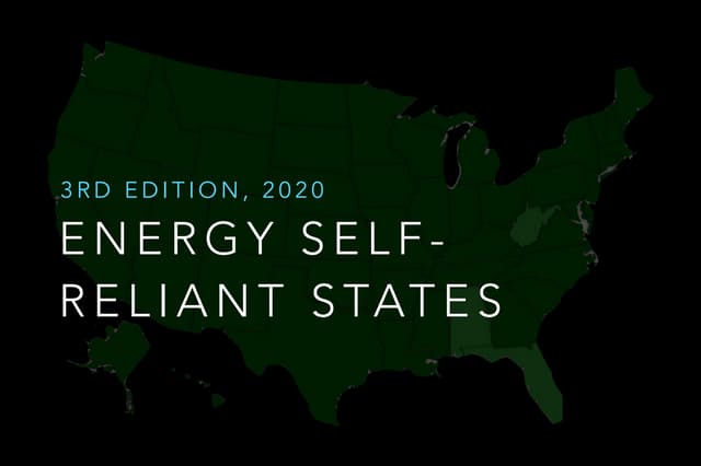 Energy Self-Reliant States - 3rd edition