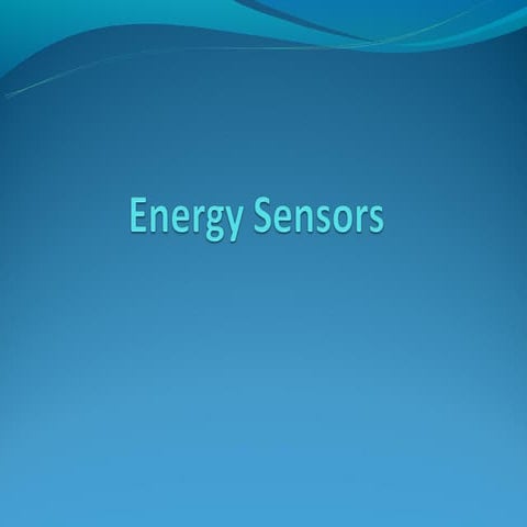 Energy sensorsmodified
