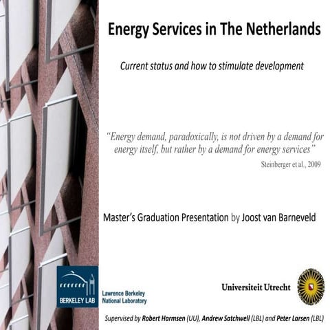 Energy services in the netherlands