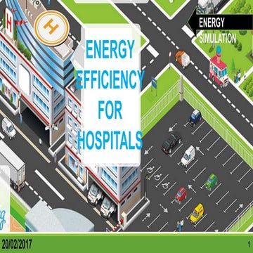 Energy simulation for hospitals
