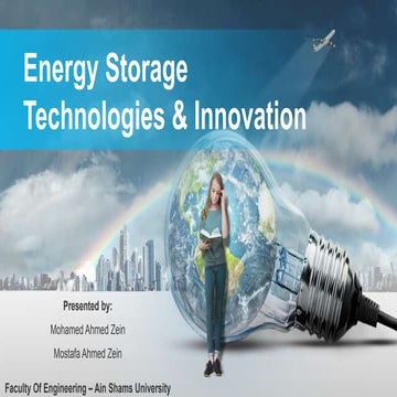 Energy storage Technologies & Innovation