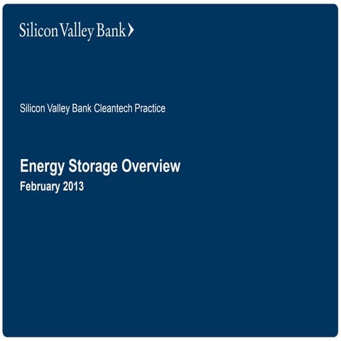 Energy Storage Industry