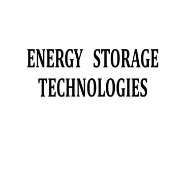 Energy storage system