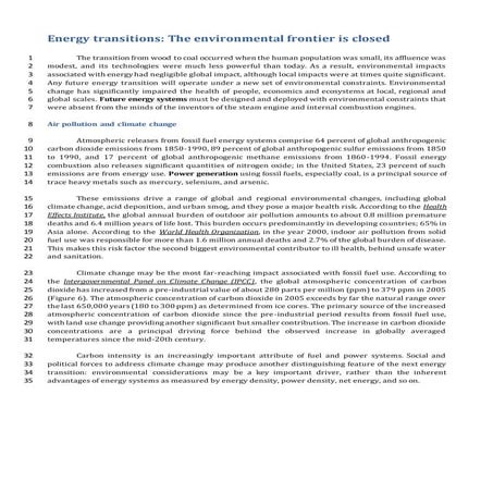 Depletion of fossil fuels | PPT